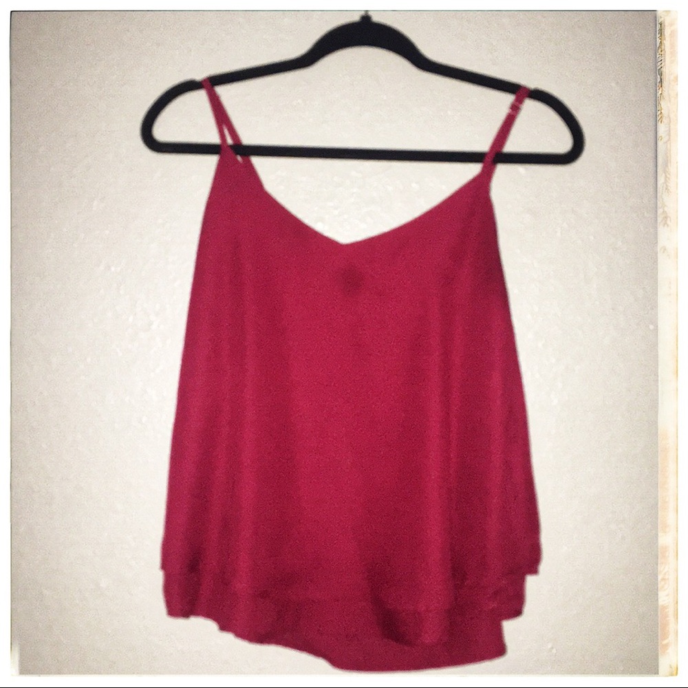2 for $6 red tank blouse